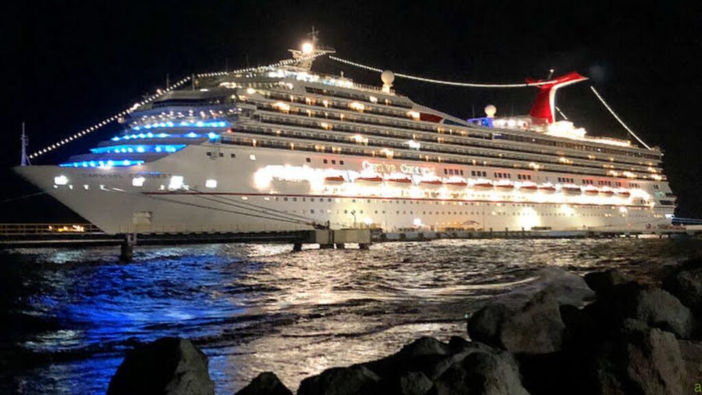 Carnival Conquest at Night