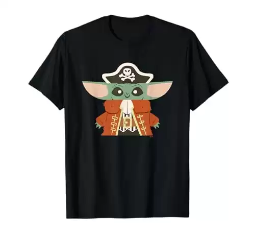 Star Wars Grogu The Mandalorian Halloween Pirate Costume T-Shirt