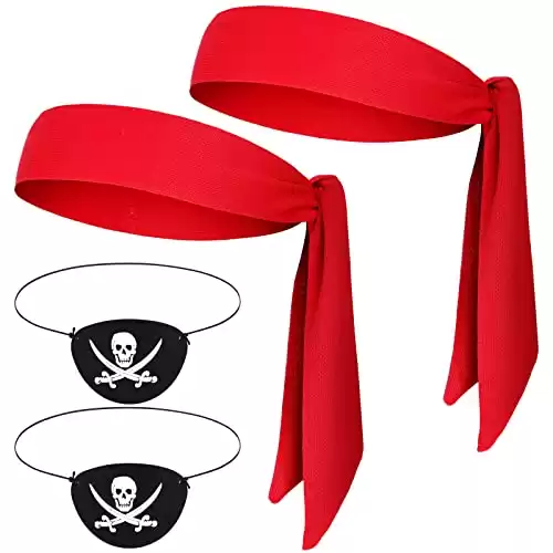 Pirate Head Bandana Set of 2