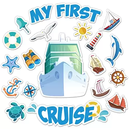 20 Pcs First Cruise Door Magnets